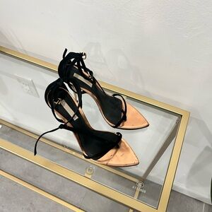H&M Black and Tan Women's Heels